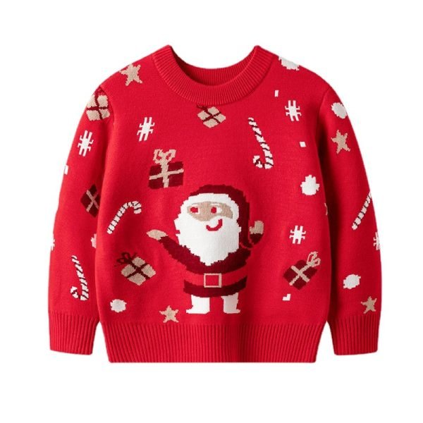 Kid’s Ugly Christmas Sweater – Frosty Santa