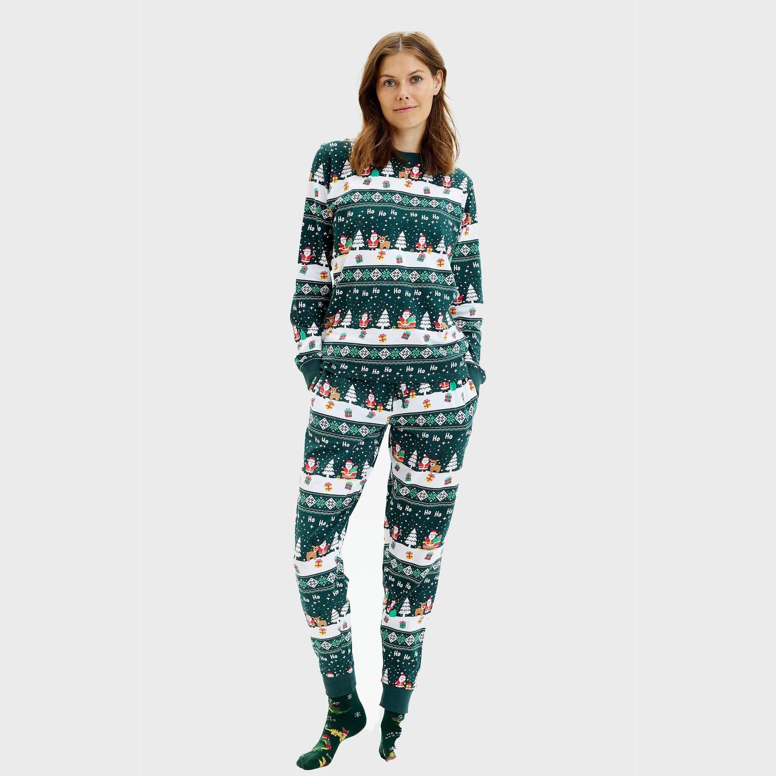 Phemestore The Jolly Good Christmas Pyjamas for Women