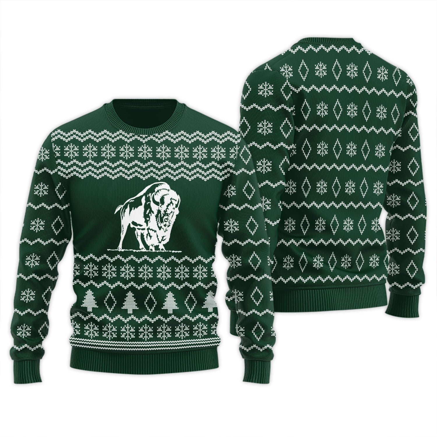 Buffalo Trace Winter Festive Ugly Sweater