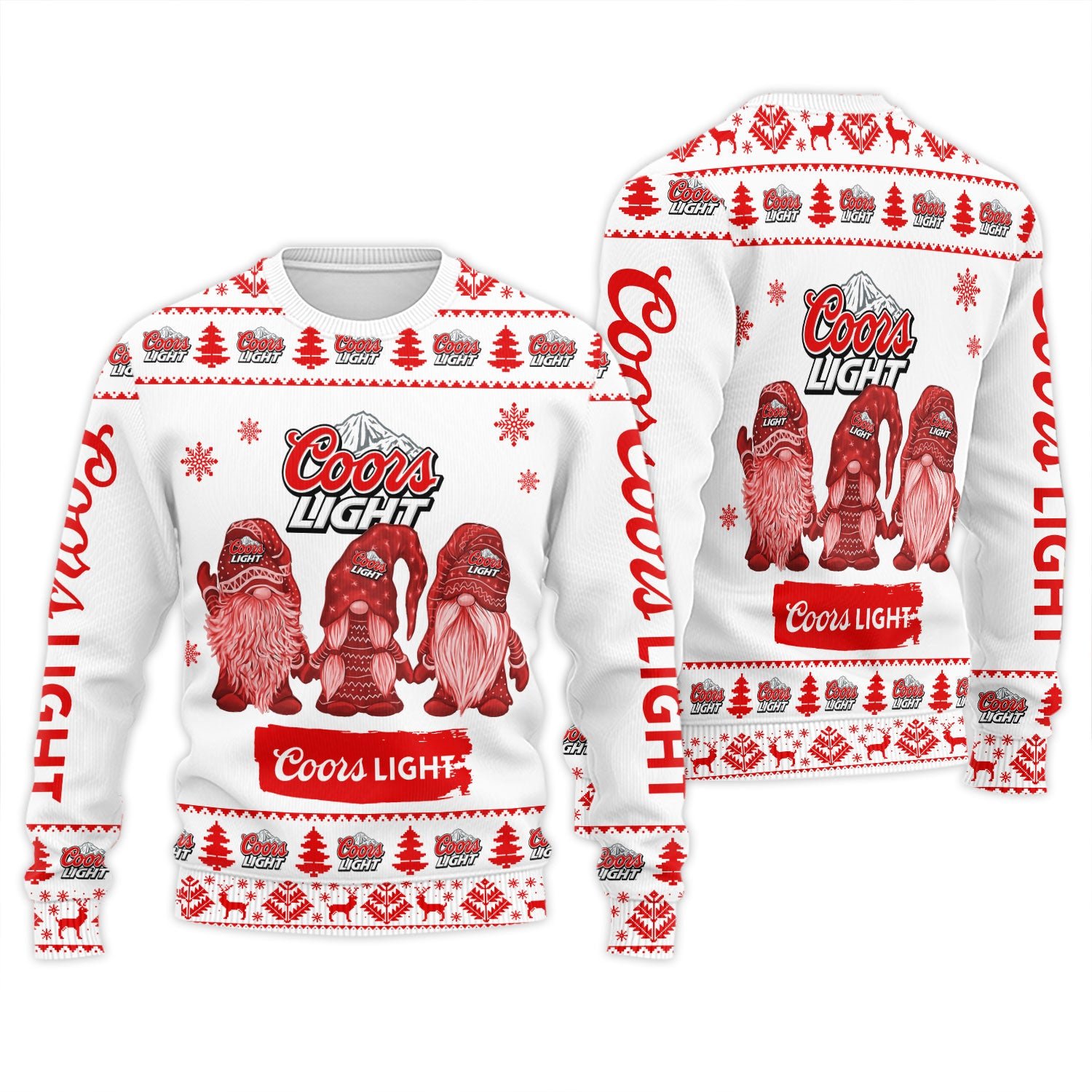 Coors Light Christmas Gift Ugly Sweater