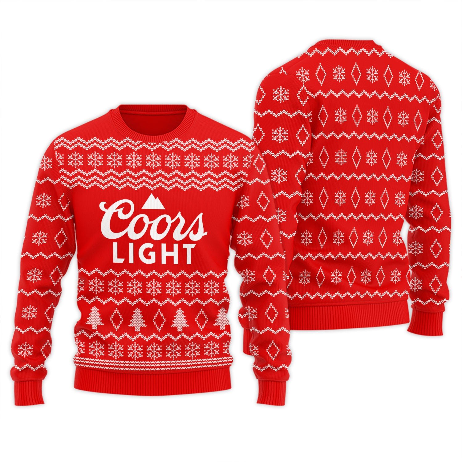 Coors Light Winter Festive Ugly Sweater