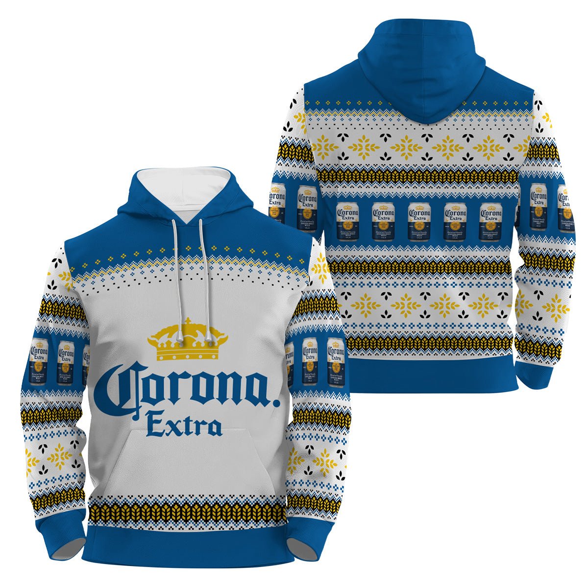 Corona Extra Festive Holiday Pullover Hoodie