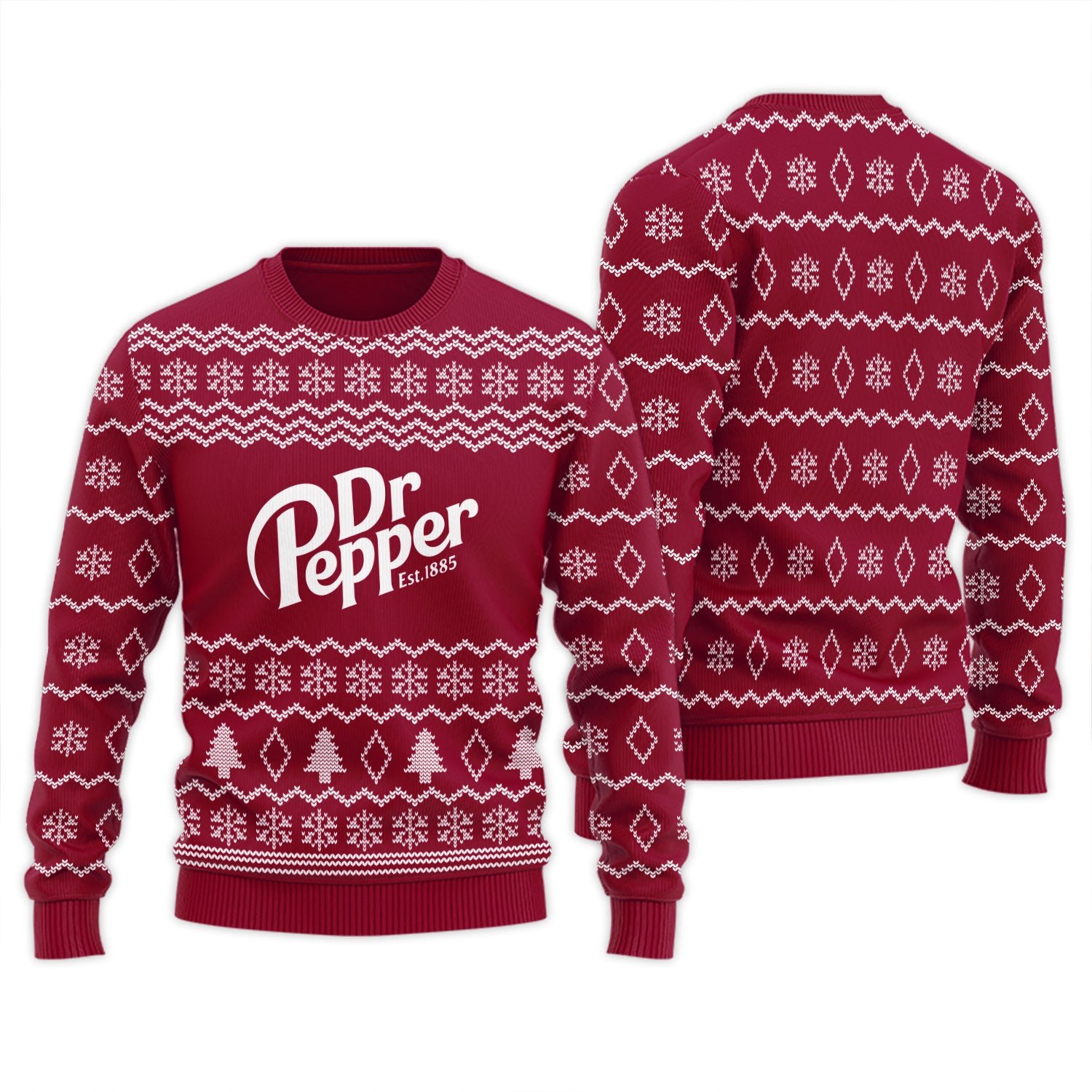 Dr Pepper Winter Festive Ugly Sweater