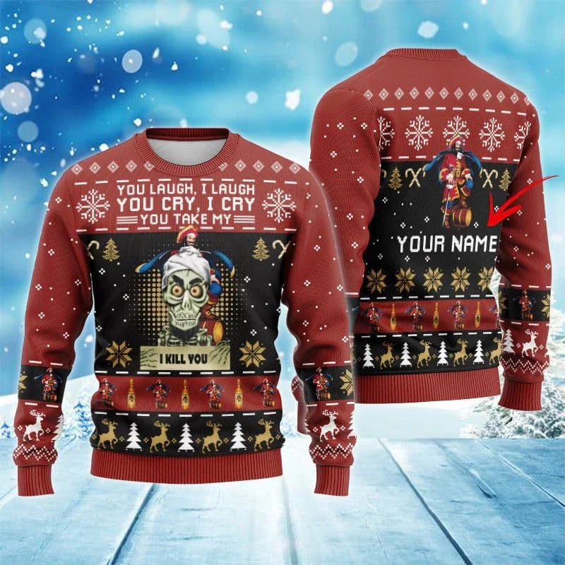 Captain Morgan Funny Skeleton Ugly Sweater