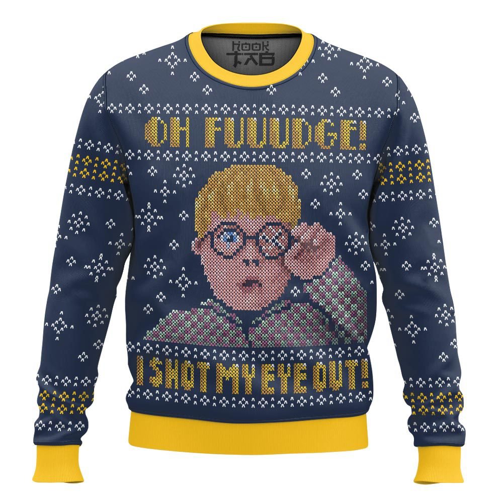 I Shot My Eye Out A Christmas Story Ugly Christmas Sweater