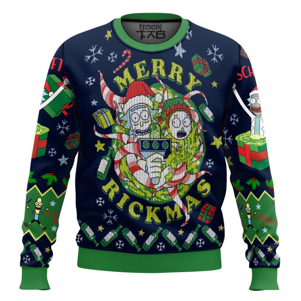 Rick and Morty Ugly Christmas Sweater