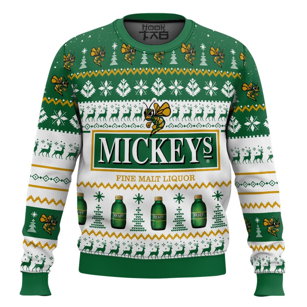 Miller Brewing Mickey’s Fine Malt Liquor Ugly Christmas Sweater
