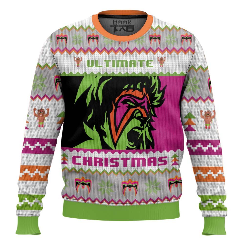 Ultimate Warrior Ugly Christmas Sweater
