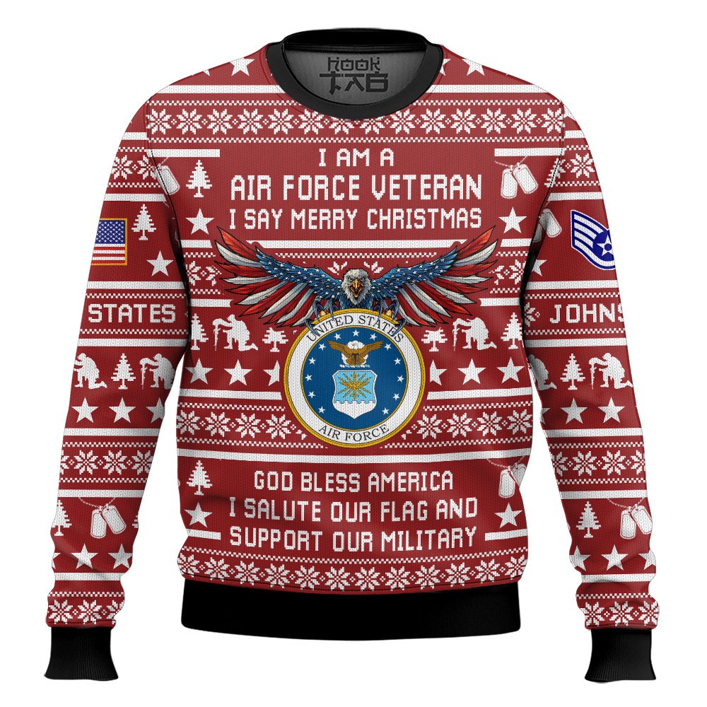 US Air Force Ugly Christmas Sweater