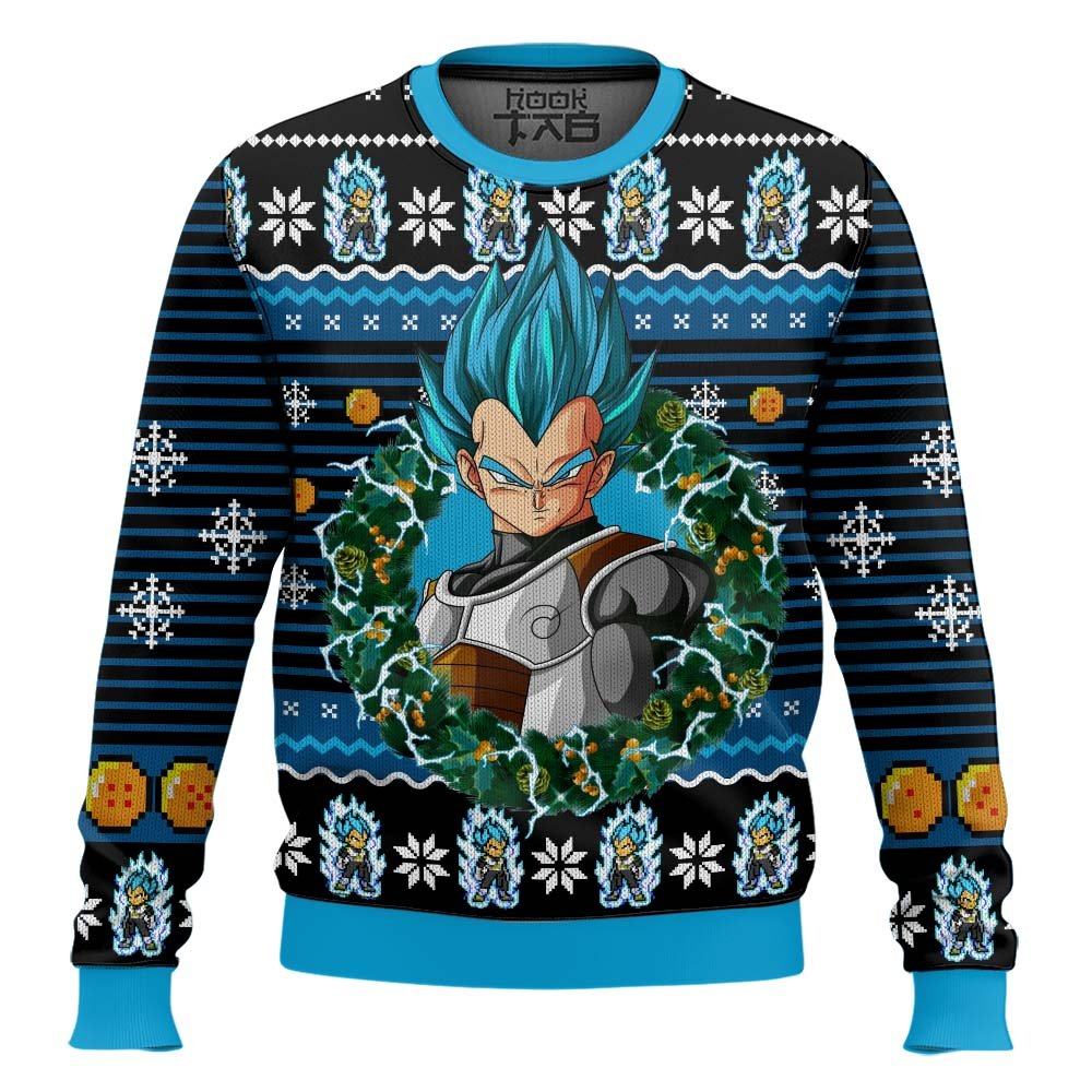 Vegeta Dragon Ball Z Ugly Christmas Sweater