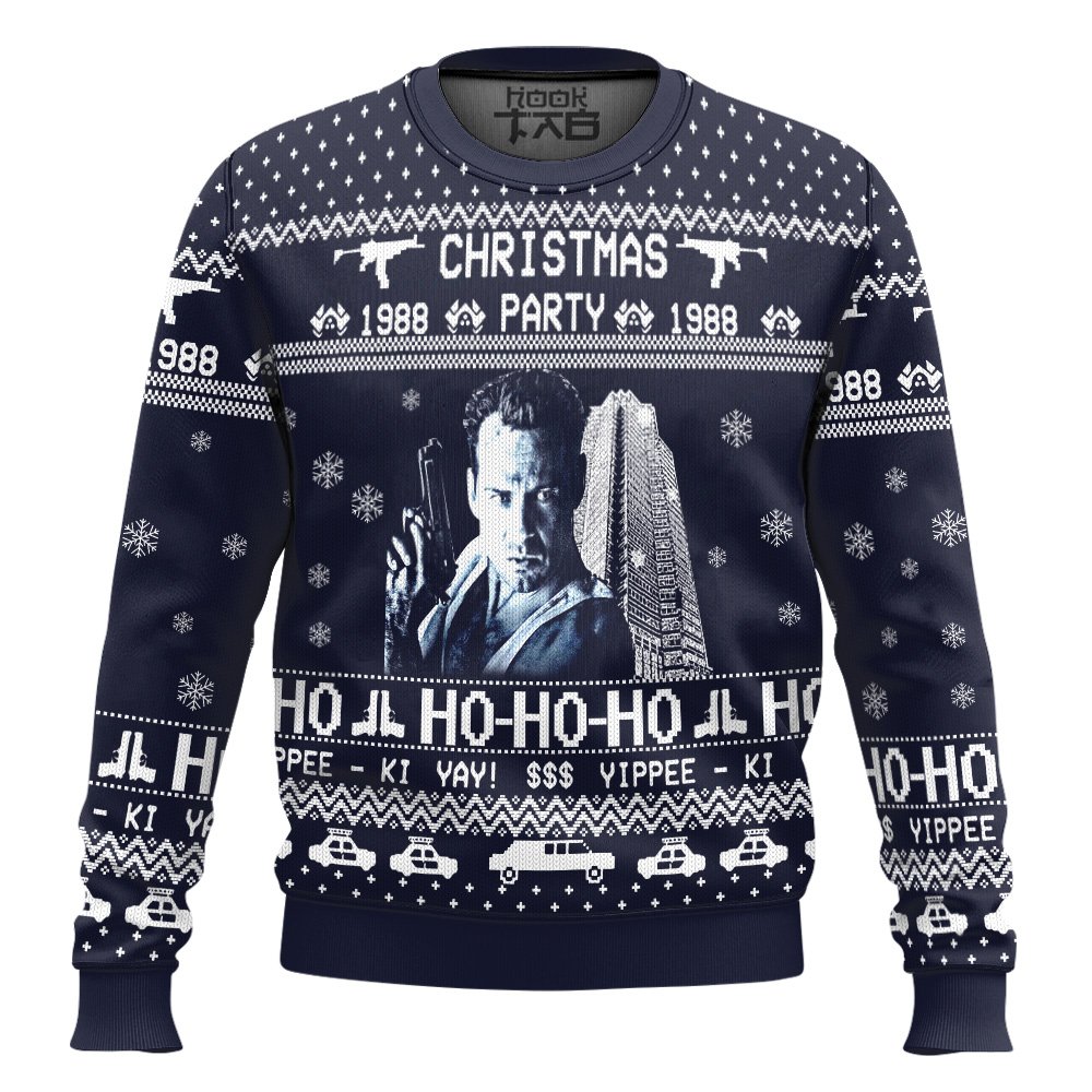 Yippee Ki Yay Christmas Die Hard Ugly Christmas Sweater